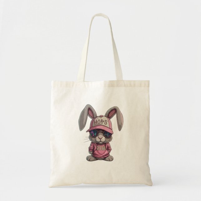 Bolso De Tela Hops Bunny  (Frente)