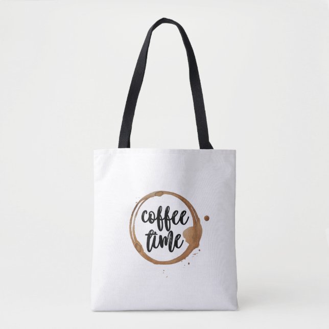 Bolso De Tela hora de café de tote (Anverso)