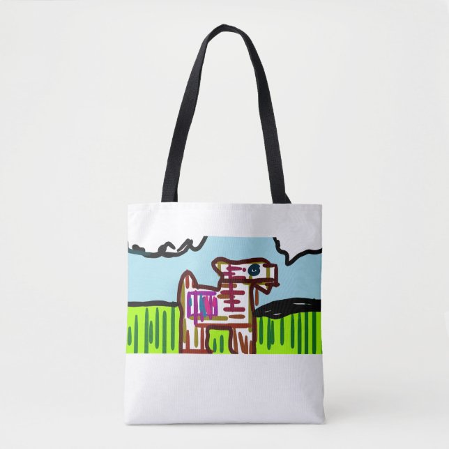 Bolso De Tela Hora de la diversión de Llama (Anverso)