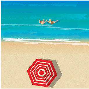 Bolso De Tela ¡Hora de la playa!