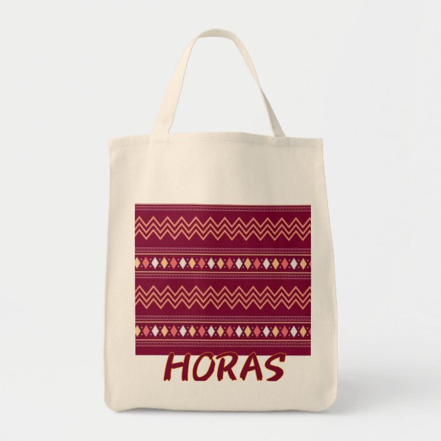 Bolso De Tela HORAS Tote Bag (Frente)