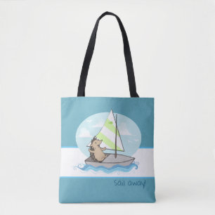 Bolso De Tela Horatio la vela del erizo lejos