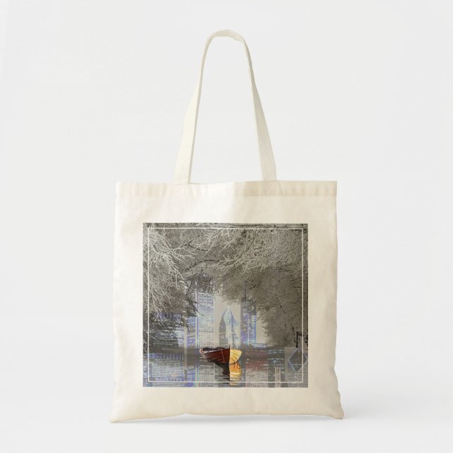Bolso De Tela Horizonte (Frente)