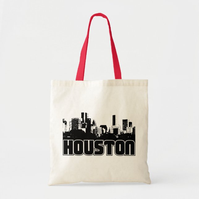 Bolso De Tela Horizonte de Houston (Frente)