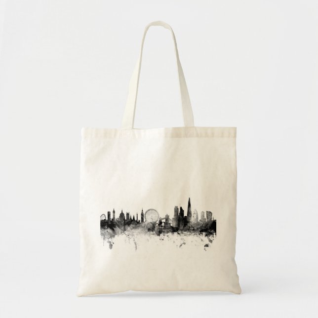 Bolso De Tela Horizonte de Londres Inglaterra (Frente)