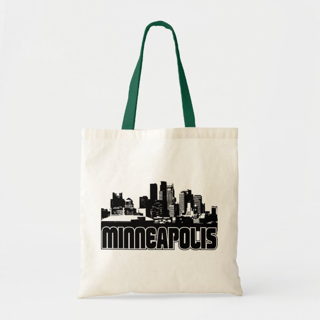Bolso De Tela Horizonte de Minneapolis (Frente)