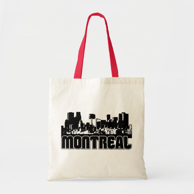 Bolso De Tela Horizonte de Montreal (Frente)