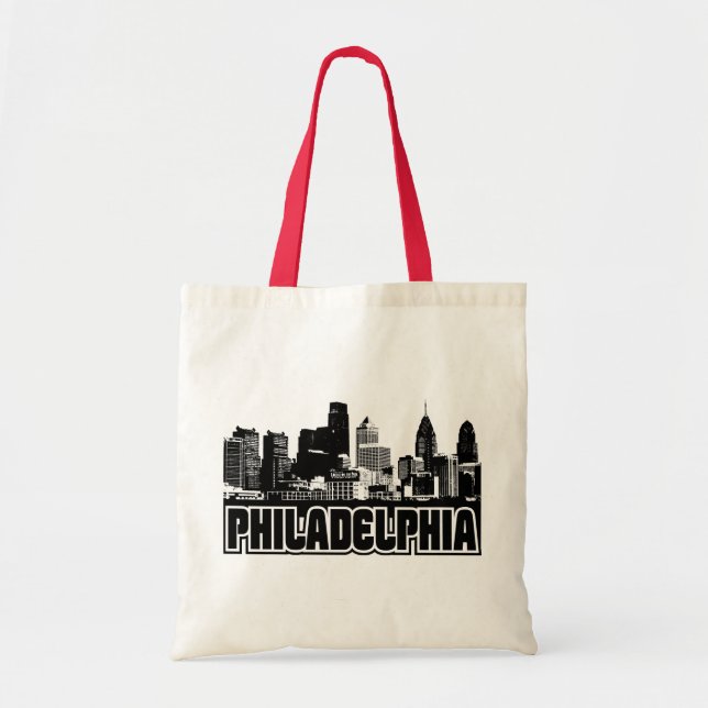Bolso De Tela Horizonte de Philadelphia (Frente)