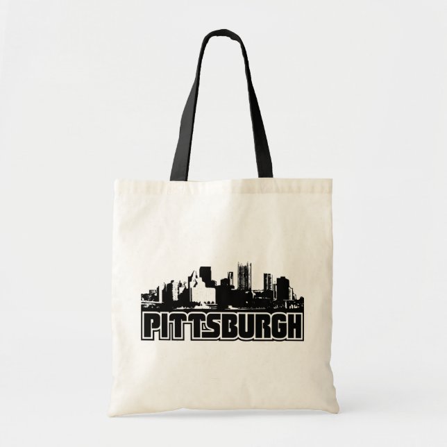 Bolso De Tela Horizonte de Pittsburgh (Frente)