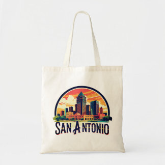 Bolso De Tela horizonte de San Antonio Texas