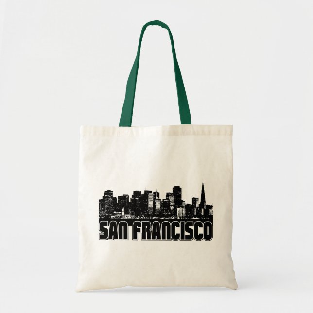 Bolso De Tela Horizonte de San Francisco (Frente)