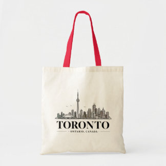 Bolso De Tela Horizonte de Toronto Comprador Neutral