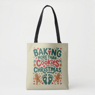 Bolso De Tela Horneando Más Que Galletas Esta Navidad Embarazo