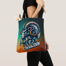 Bolso De Tela Horoscope Rótulo Astrológico Capricornio