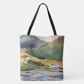 Bolso De Tela Horse, Mountain, River