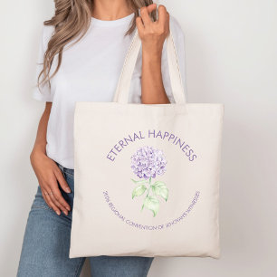 Bolso De Tela Hortensia de Felicidad Eterna Convención 2026