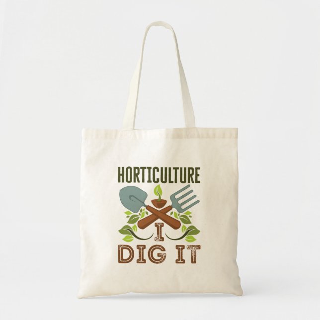 Bolso De Tela Horticultura que cavo (Frente)