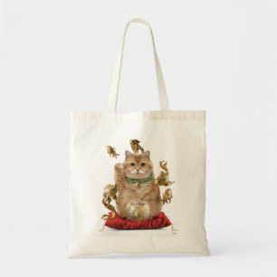 Bolso De Tela Hosico Maneki-neko