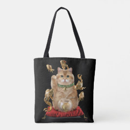 Bolso De Tela Hosico Maneki-neko