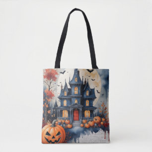 Bolso De Tela Hospedada casa de luna llena