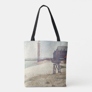 Bolso De Tela Hospicio y Faro, Honfleur de Georges Seurat