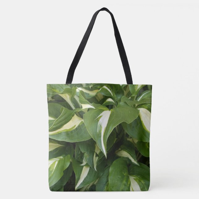 Bolso De Tela Hosta Leaves (Anverso)