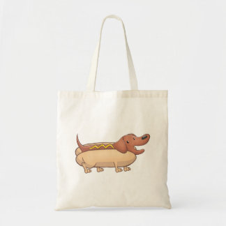 Bolso De Tela Hot Dogsund: Tote de caracteres
