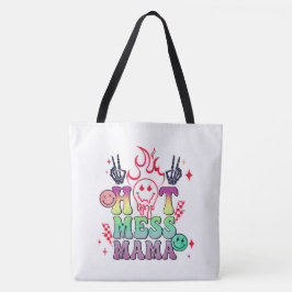 Bolso De Tela Hot Mess Mama