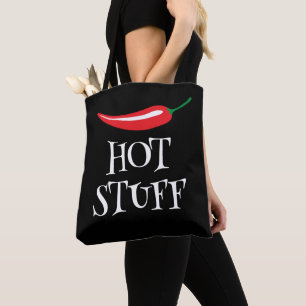 Bolso De Tela Hot Stuff divertido hombro de pimienta roja picant