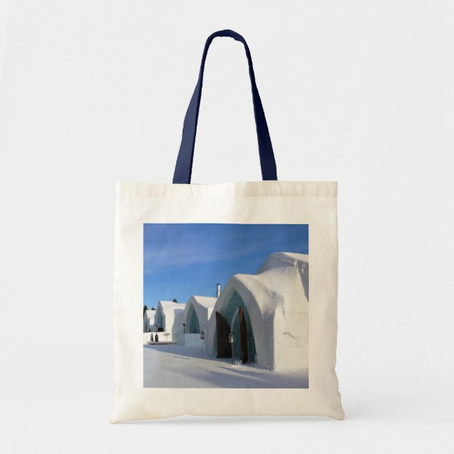 Bolso De Tela Hotel de Glace, Quebec, Canadá (Frente)