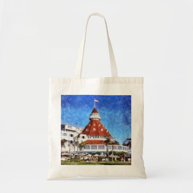 Bolso De Tela Hotel Del Coronado (Frente)