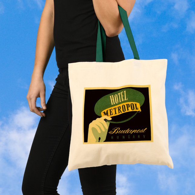 Bolso De Tela Hotel Metropol Budapest Hungría Gorra Bellhop (Subido por el creador)