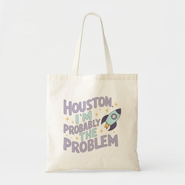Bolso De Tela Houston, probablemente soy el problema (Frente)
