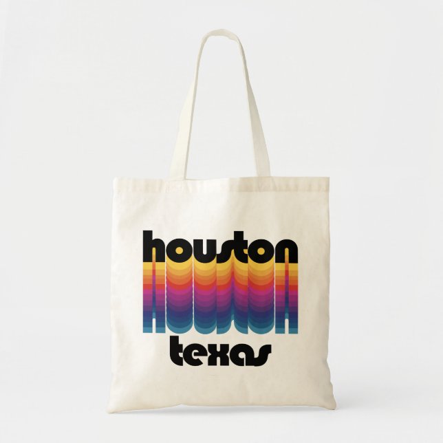 Bolso De Tela Houston, Texas (Frente)