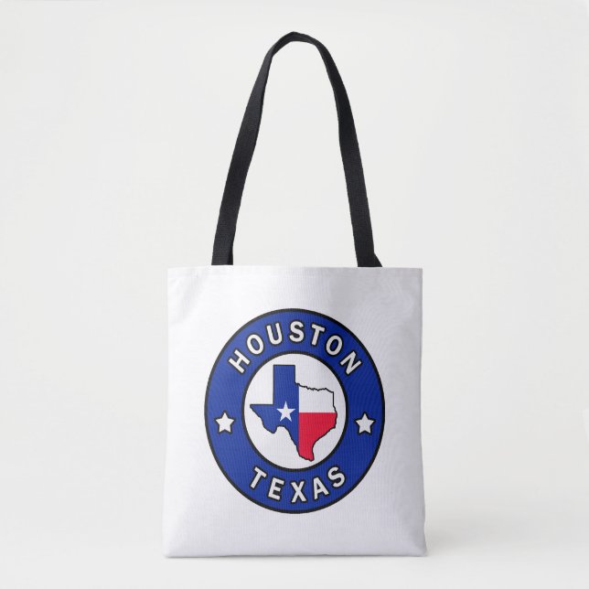 Bolso De Tela Houston Texas (Anverso)