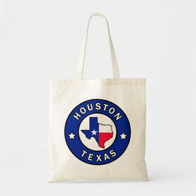Bolso De Tela Houston Texas (Frente)