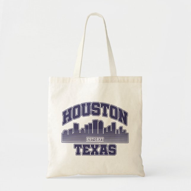 Bolso De Tela Houston, Texas (Frente)