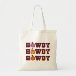 Bolso De Tela Howdy Halloween Tote Bag
