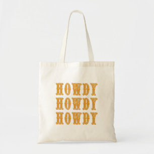 Bolso De Tela Howdy Howdy Guay Cowboy Western