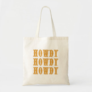 Bolso De Tela Howdy Howdy Guay Cowboy Western