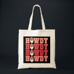 Bolso De Tela Howdy Howdy Santa Merry Christmas Cowboy<br><div class="desc">Howdy Howdy Santa Merry Christmas Cowboy</div>