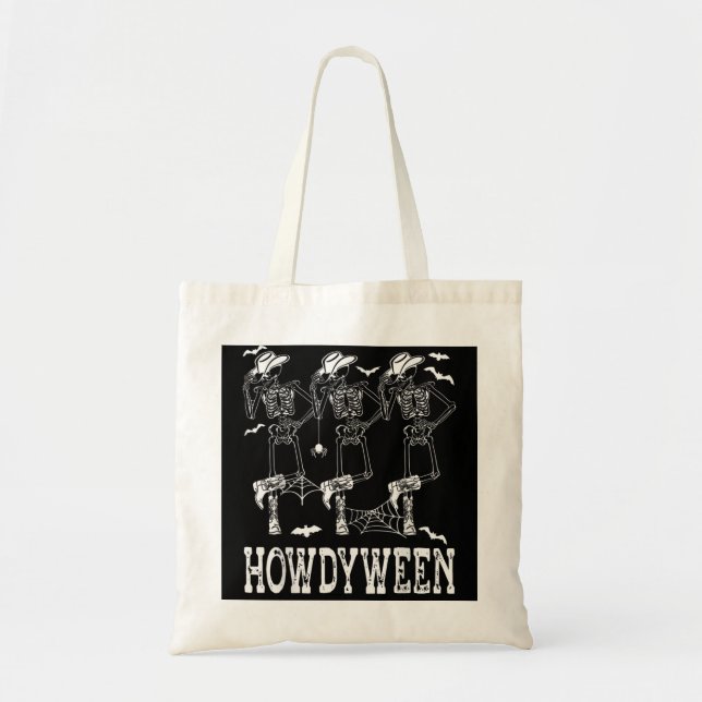 Bolso De Tela Howdy Y'all Rodeo Western Country Southern Cowgirl (Frente)