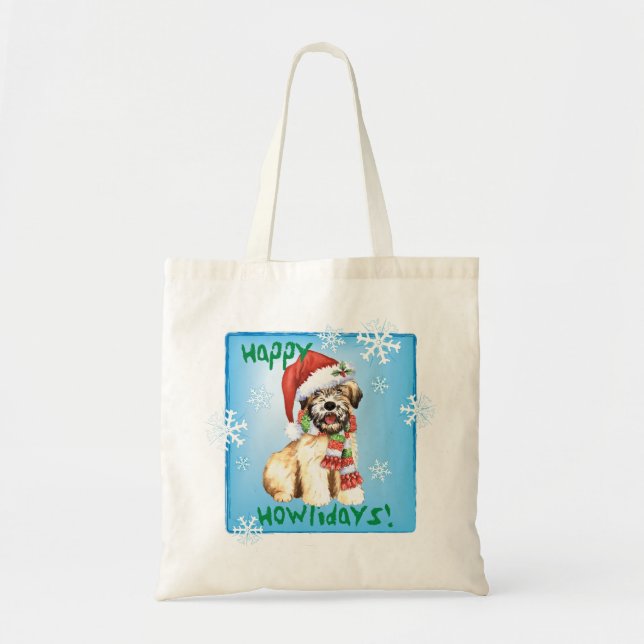 Bolso De Tela Howlidays feliz de trigo (Frente)