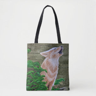 Bolso De Tela Howling Coyote