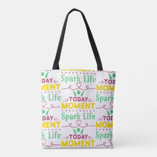 Bolso De Tela Hoy, momento, vida de chispa
