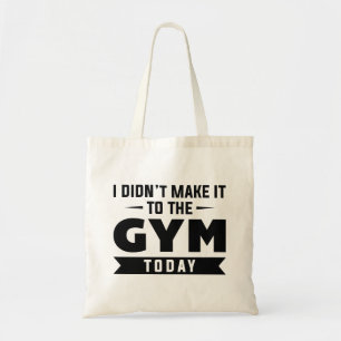 Bolso De Tela Hoy no llegué al gimnasio