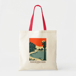 Bolso De Tela Huacachina Perú Vintage
