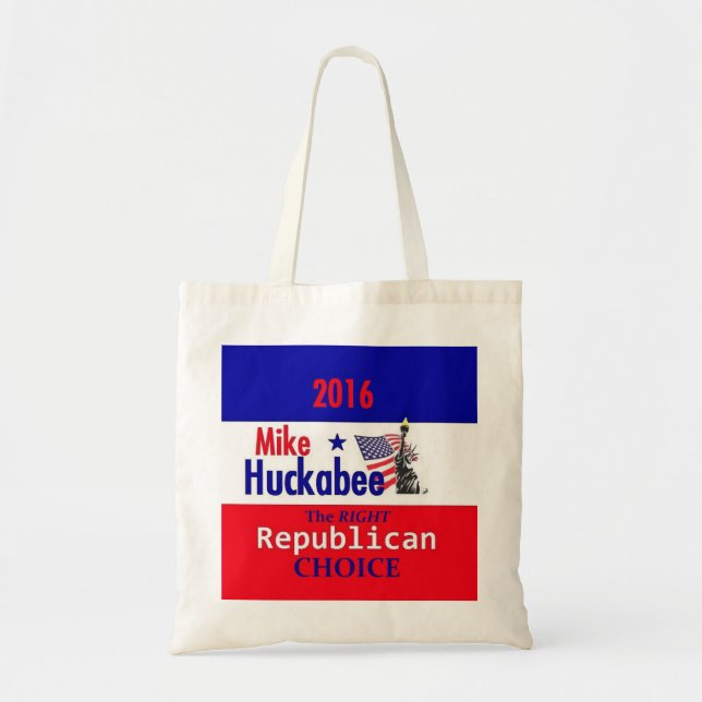 BOLSO DE TELA HUCKABEE 2016 (Frente)