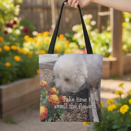 Bolso De Tela Huele las Flores