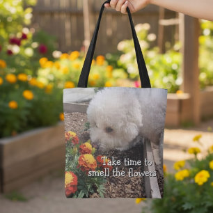 Bolso De Tela Huele las Flores